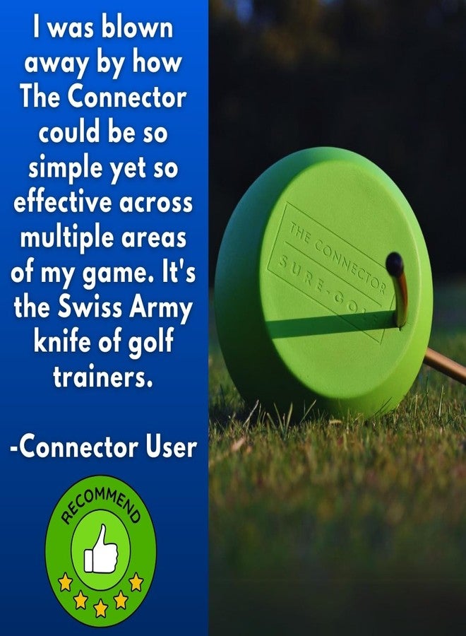 GolfTrainingAids The Connector Golf Training Aid – Simple, Effective Swing Trainer to Perfect Mechanics, Increase Accuracy, and Improve Your Game | The Original by Sure Golf - Image 2